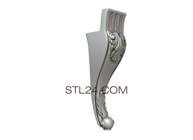 Ножки (NJ_0652) 3D модель для ЧПУ станка